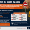 Incendie du Nord Bassin : un arrêté exceptionnel de circulation concerne notamment Saint-Jean-d&rsquo;Illac